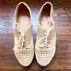 Schutz Platform Lace-Up Shoes​